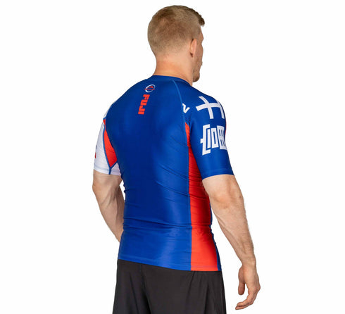 Fuji Kassen Short Sleeve Rashguard Blue